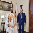 Bogdanov and the Nigerian Ambassador to the Russian Federation Prof. Abdullahi Shehu.