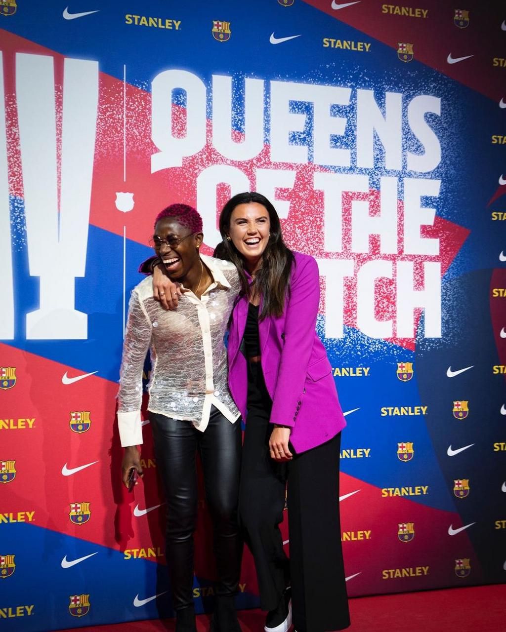 Asisat Oshoala was all smile at the documentary premiere