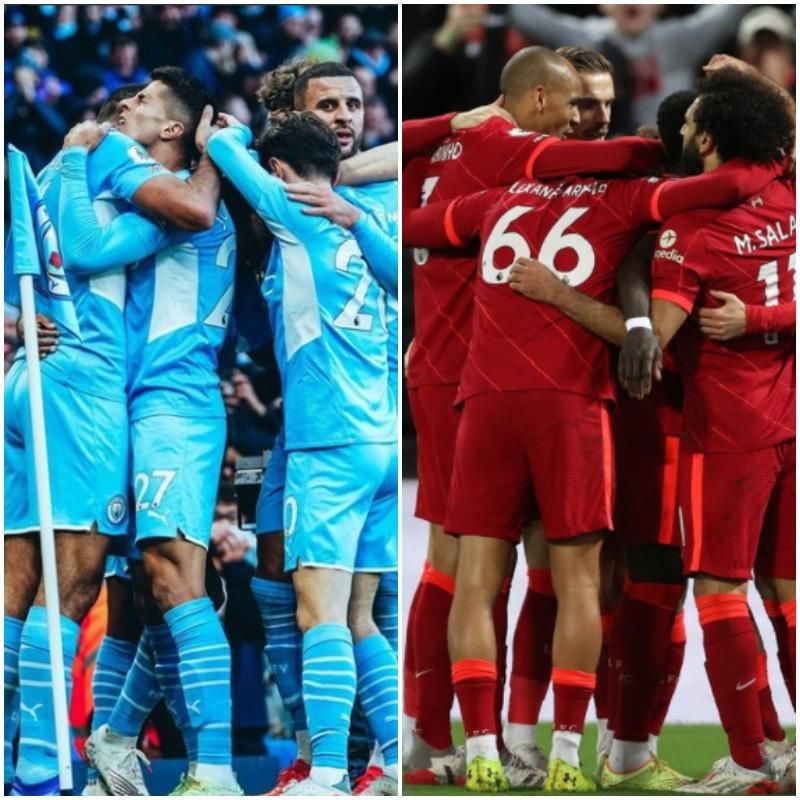 Manchester City and Liverpool are in action in the Champions League