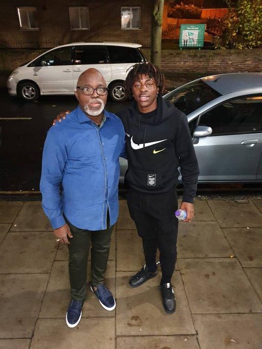 Amaju Pinnick and Ebere Eze (Twitter/NFF)