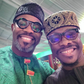 Nigerian comedians Okey Bakassi and Julius Agwu [Instagram/OkeyBakassi]