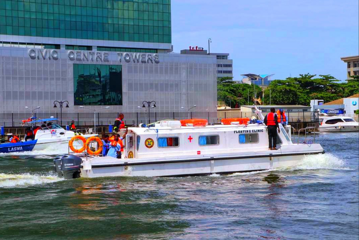 Lagos acquires clinic boat for medical emergency, outreaches. [Twitter:@jidesanwoolu]
