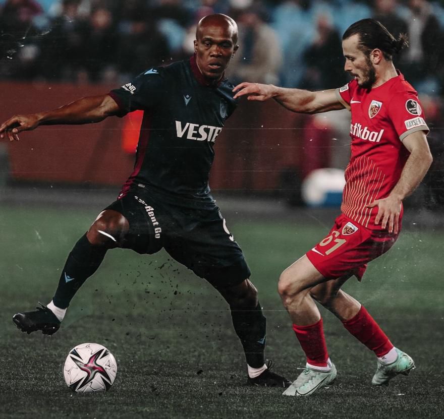 Nwakaeme has contributed 18 goals in 21 appearances this season for Trabzonspor in the Super Lig.