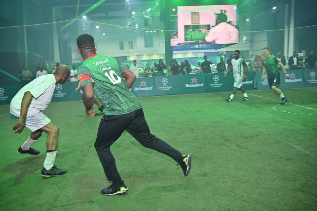 Seedorf, Okocha and Davido feature in the Heineken Novelty Face-Off