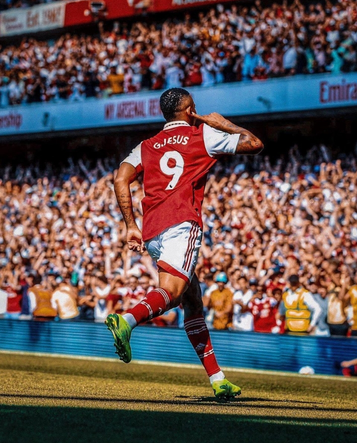 Gabriel Jesus was on target again for Arsenal.