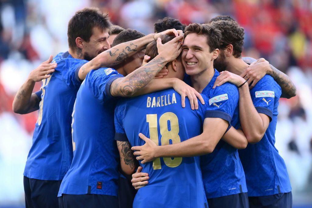 The mood around the Italy team is positive after an impressive revival under Roberto Mancini