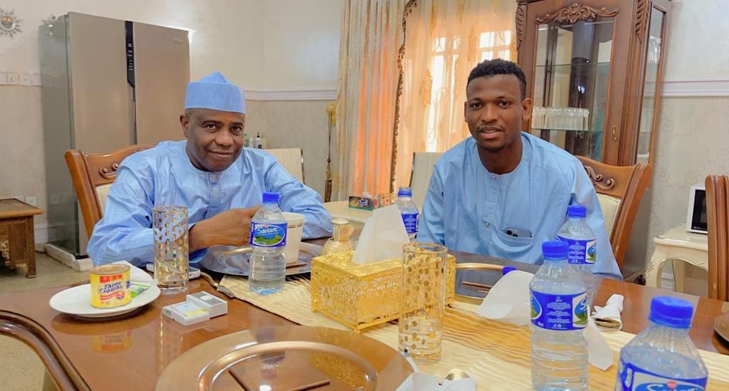Abdullahi Shehu mets with Sokoto State governor Aminu Tambuwal
