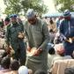 Borno state Governor, Babagana Umara Zulum said ‘I try to resist shading tears while distributing relief materials to IDPs’. [Twitter/@ProfZulum]