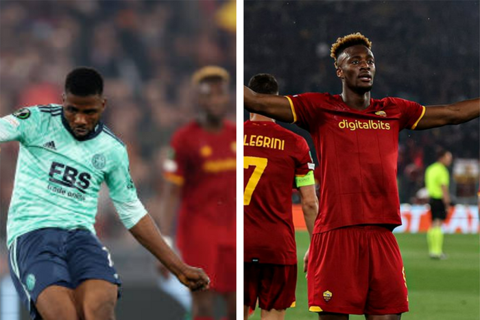 Kelechi Iheanacho and Tammy Abraham were in action for Leicester City and Roma