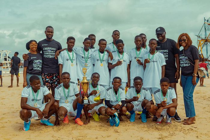 Chipping away illiteracy through football