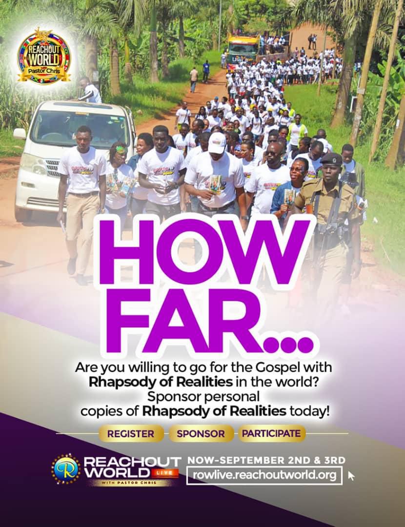 Rhapsody of Realities hits 7,000 languages, hosts #ReachOutWorldLive with Pastor Chris