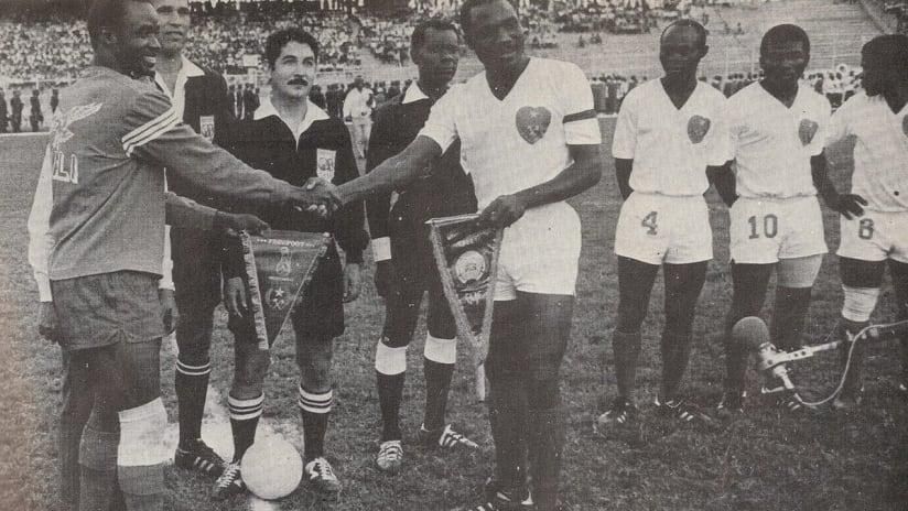 Mali (left) lost to Congo in the Final of the 1972 AFCON