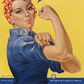 We can do it is a popular feminist symbol during the second world war when women took traditional masculine roles [wikipedia]