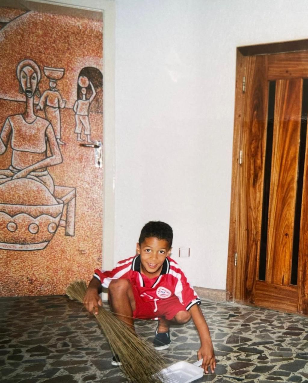 Troost-Ekong reminds Nigerians he is a 'Naija boy' throwback pictures.