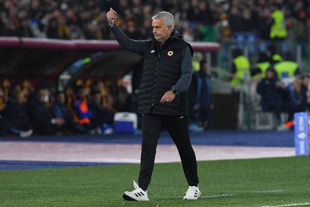 Roma coach Jose Mourinho