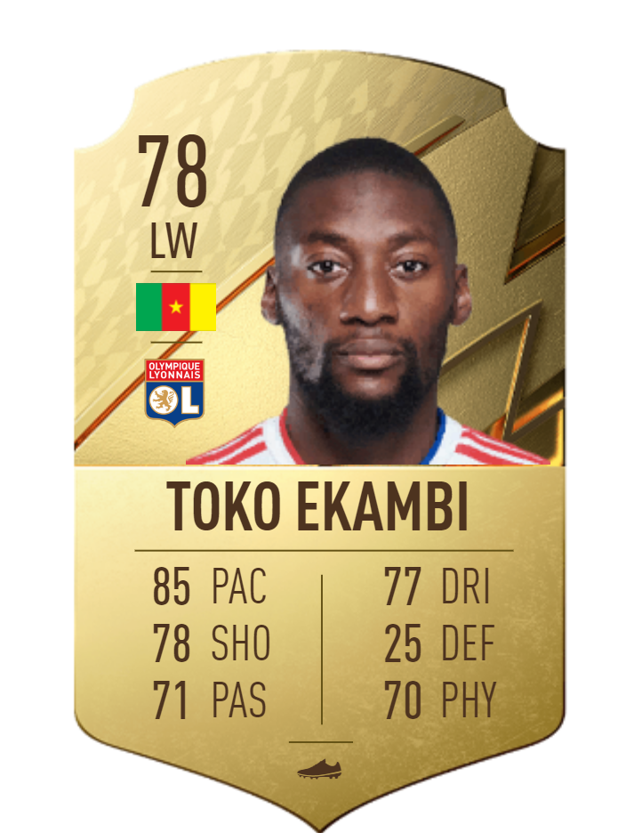 Toko Ekambi FIFA 22 OPR Card