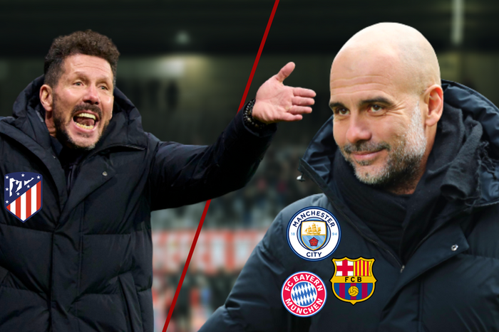 Diego Simeone claims Manchester City boss Pep Guardiola has been 'lucky' in his career