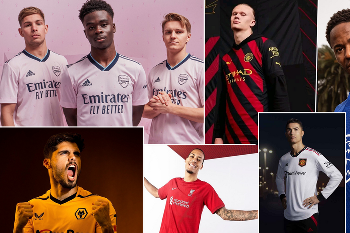 All 20 Premier League club kits for the 2022/23 season revealed