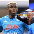 Napoli President with two of his biggest African stars Osimhen and Koulibaly.