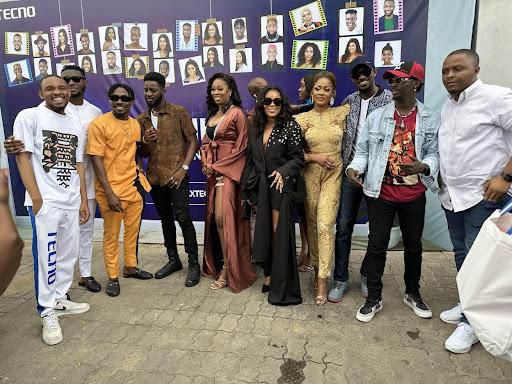 How the season 7 level-up housemates enjoyed the day at TECNO head office on Tuesday