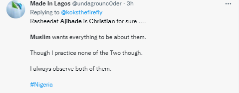 Ajibade : Christian or Muslim