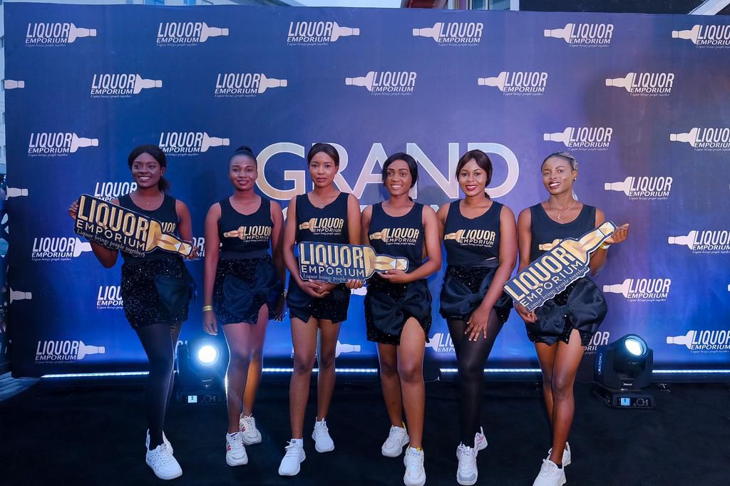 Cocktails, premium drinks, vibes and happy faces at the grand opening of the ultra premium liquor store, liquor emporium