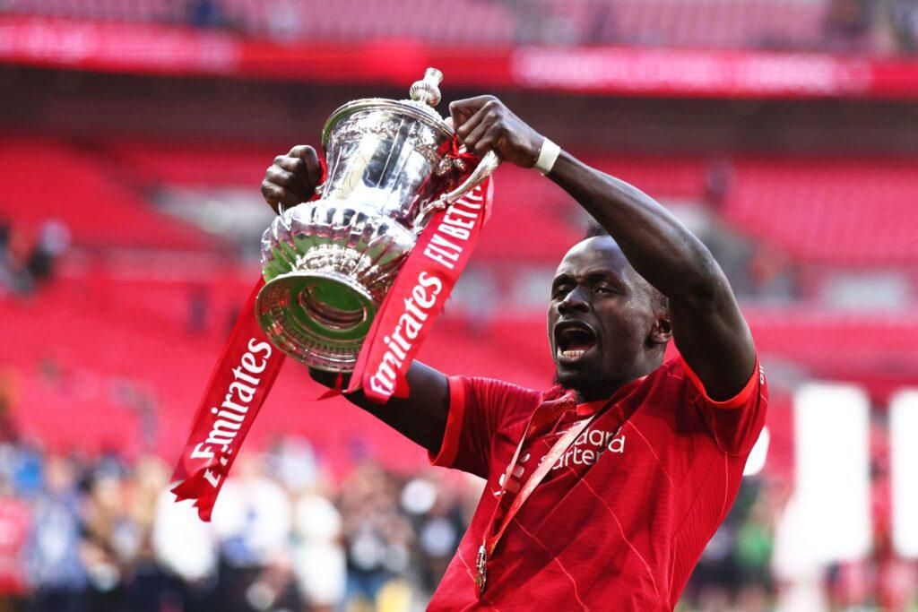 Sadio Mané a gagné la FA Cup avec Liverpool, samedi 14 mai 2022