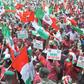 Protest organised by Nigeria Labour Congress