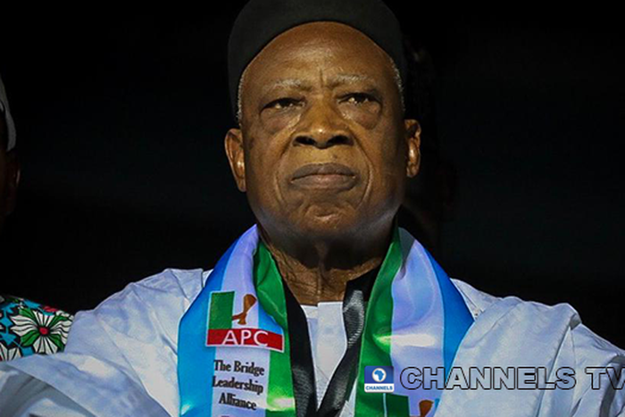 Senator Abdullahi Adamu. [Channels]