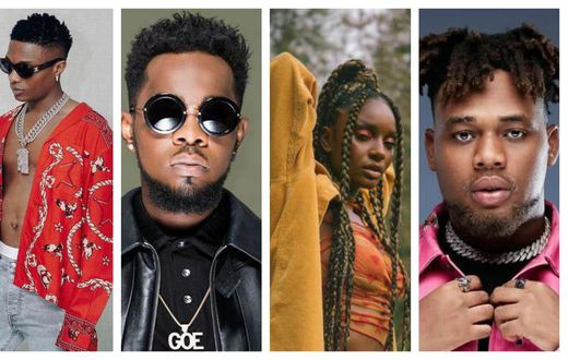 Wizkid, Patoranking Fire, Ayra Starr, BNXN