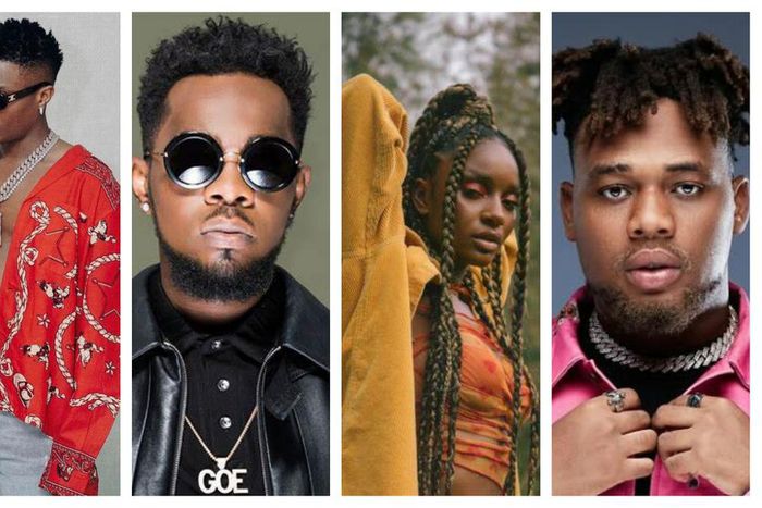 Wizkid, Patoranking Fire, Ayra Starr, BNXN