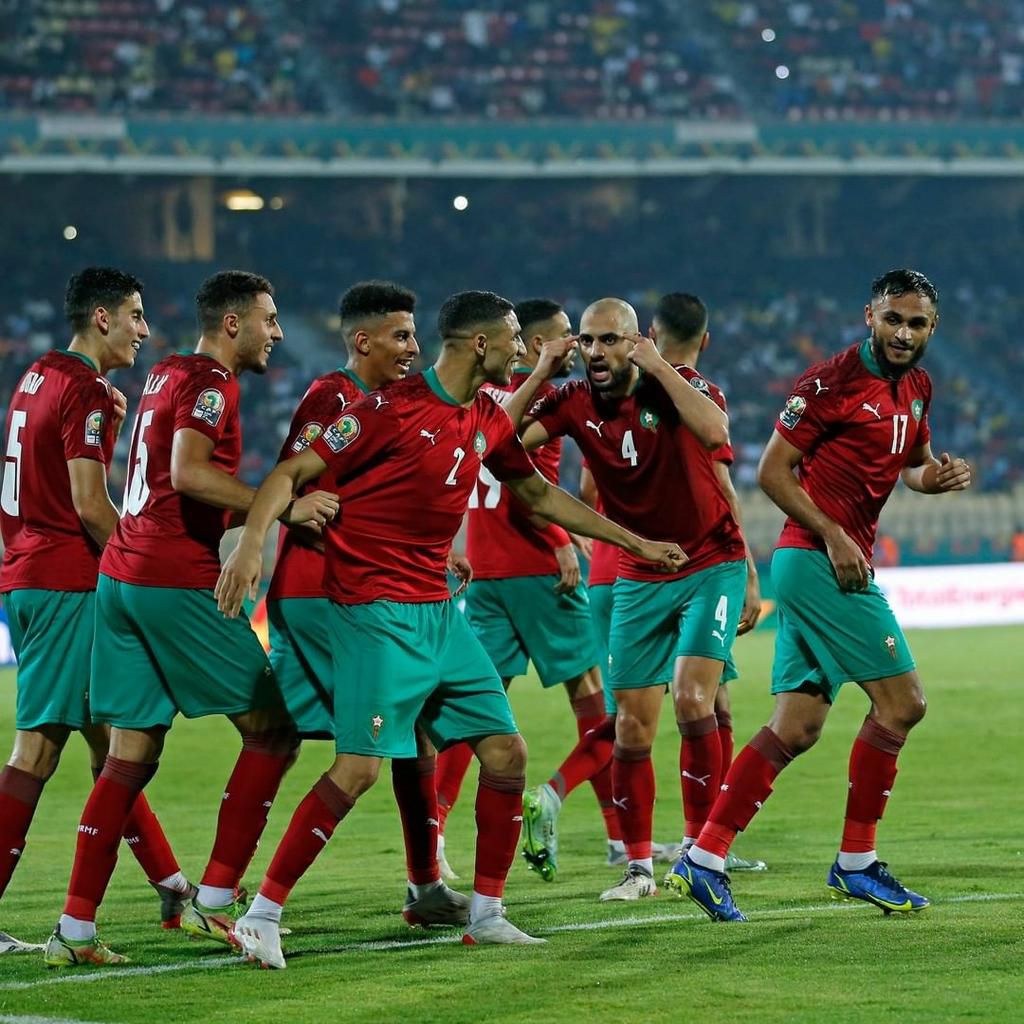 Morocco is safely through to the last 16.