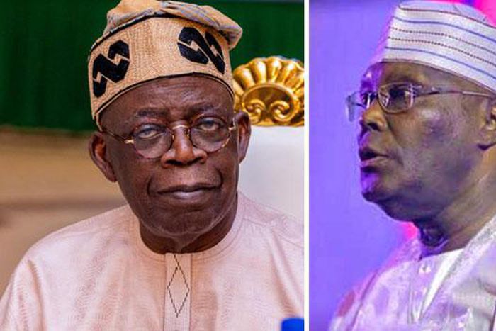 Bola Tinubu and Atiku Abubakar. (Channels TV)