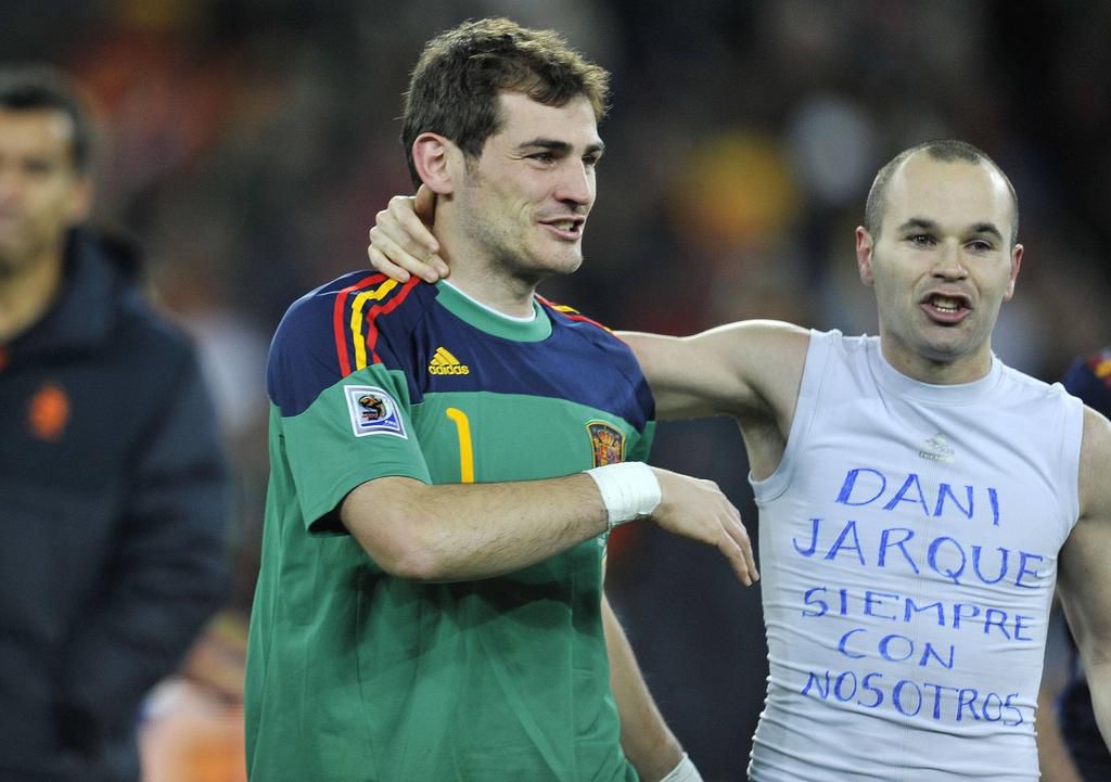 Andres Iniesta dedicated his 2010 World Cup winner to Dani Jarque