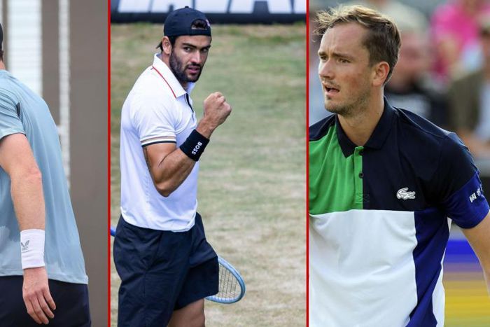 Murray, Berrettini and Medvedev all won their respective matches