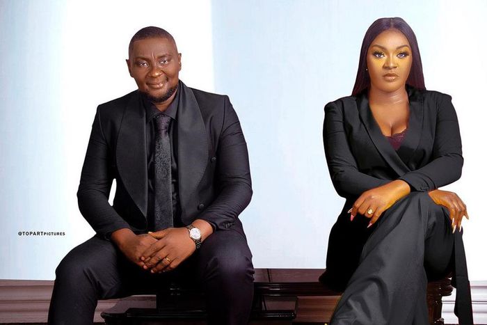 Chacha Eke and her estranged hubby, Austin Faani [Instagram/ChachaEke]