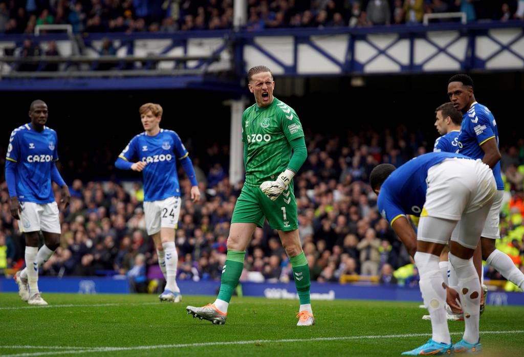 Pickford was in inspired form against Chelsea