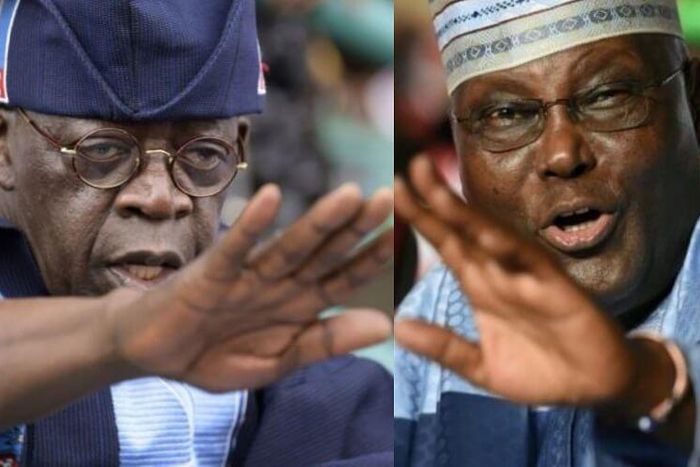 Bola Tinubu and Atiku Abubakar [Channels TV]