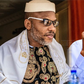 IPOB Leader, Nnamdi Kanu and President Muhammadu Buhari (Peoples Gazette)