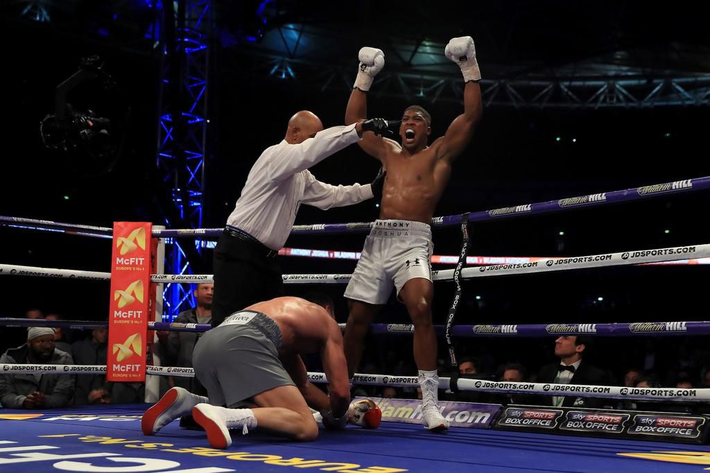 Anthony Joshua toppled Wladimir Klitschko in 2017.