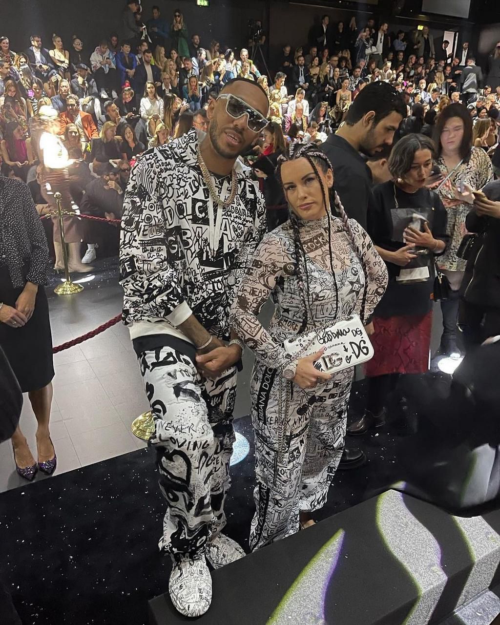 Chelsea star Aubameyang teams up with Kim Kardashian in Milan [Photos]