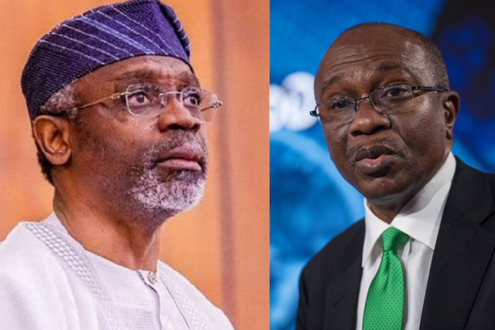 Femi Gbaja and Godwin Emefiele