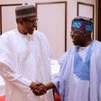President Muhammadu Buhari and Asiwaju Bola Tinubu meet at the villa