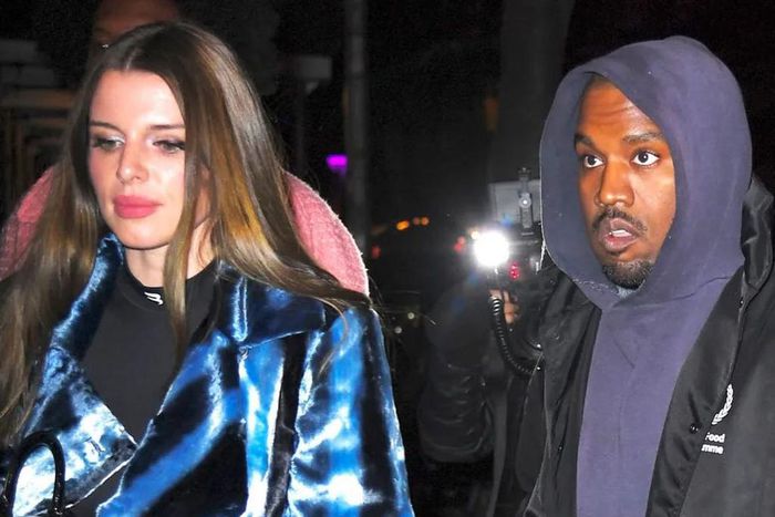 American rapper Kanye West and actress Julia Fox [Instagram/DondaTines]