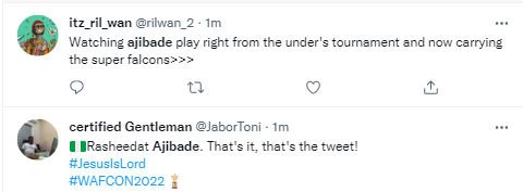 Reactions to Ajibade, Super Falcons victory against Cameroon and Eto'o