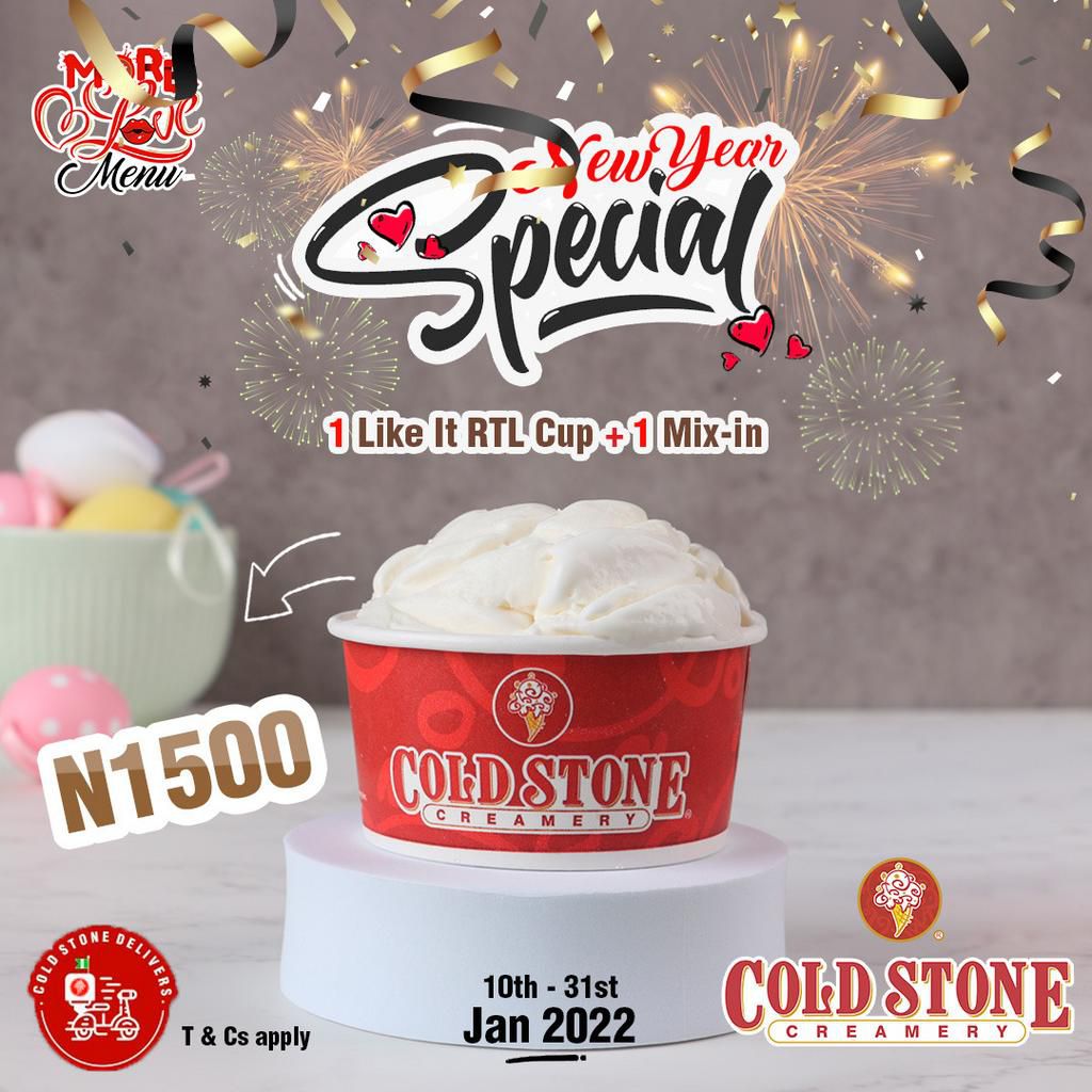 Cold Stone’s tasty new year with mouth-watering offers