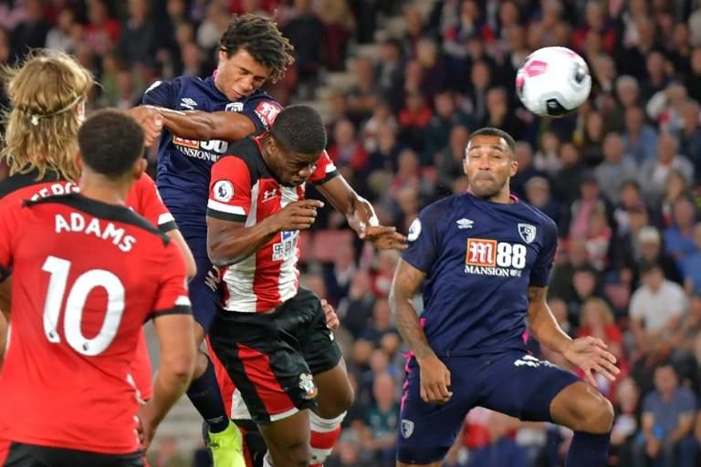 Bournemouth defender Nathan Ake headed their opening goal at Southampton