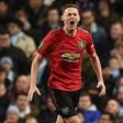 Manchester United's Serbian midfielder Nemanja Matic