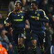 Didier Drogba and Mikel Obi