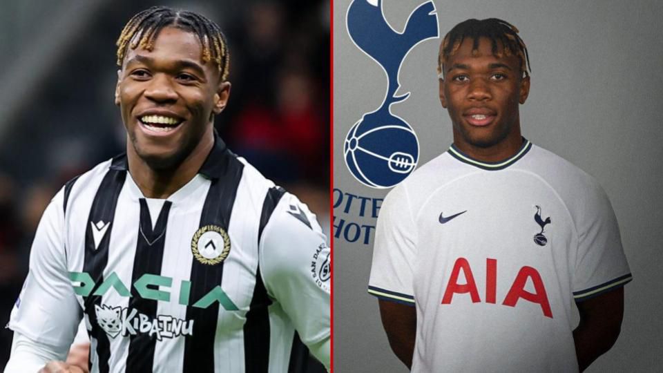 Destiny Udogie set to join Tottenham from Udinese